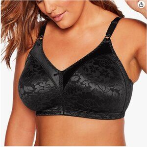 Bali Wireless Lace Bra, Double Support Lace Bra, Stay-in-Place Straps 38D